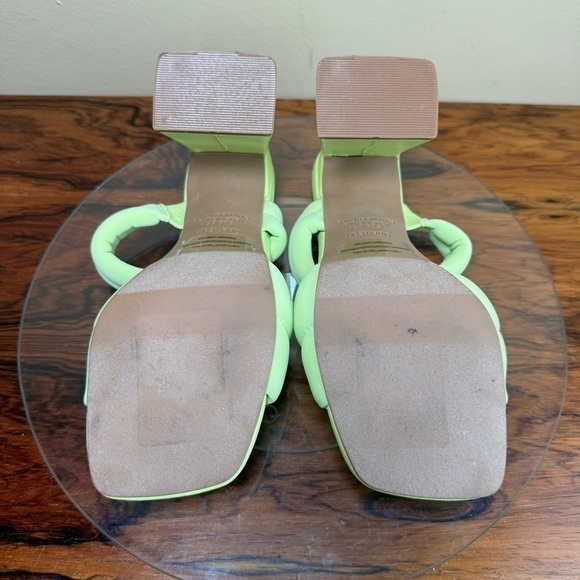 Open Edit Stella Sandal in Neon Green - Picture 16 of 16